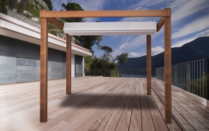 Standard sliding shade sail 2,5x5