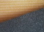 Tissage du matériau HDPE de la voile d'ombrage 5x6 en couleur sable et anthracite.