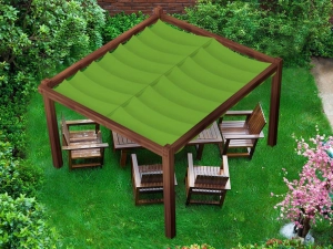 Vízhatlan feltekerhető napvitorla 2,5x3