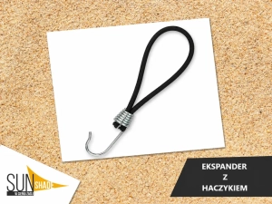 Čierny gumový expandér 6 mm