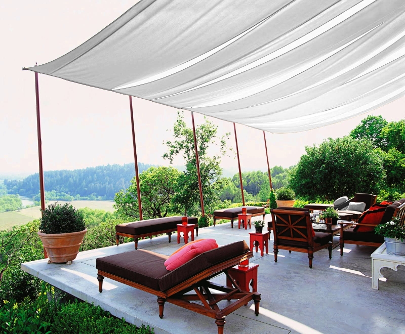 Voile étanche pour la terrasse ceinture romaine étanche 1.5x5m