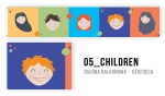 Kleurrijk balkonzeil op maat met illustraties van lachende kinderen, ideale zijbescherming voor balkons bij kinderdagverblijven.