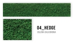Groen balkonscherm op maat met haagbladmotief, patroon 04_HEDGE, balkon decoratieproduct.