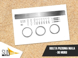 Pergola tende - MALI komplet za STENO