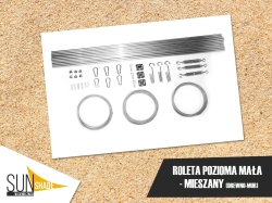 Prelate retractabile cu falduri kit mic MIX