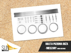 Roman blinds - a LARGE set for MIXED elements