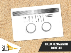Toldo romano kit de anclaje MINI METAL